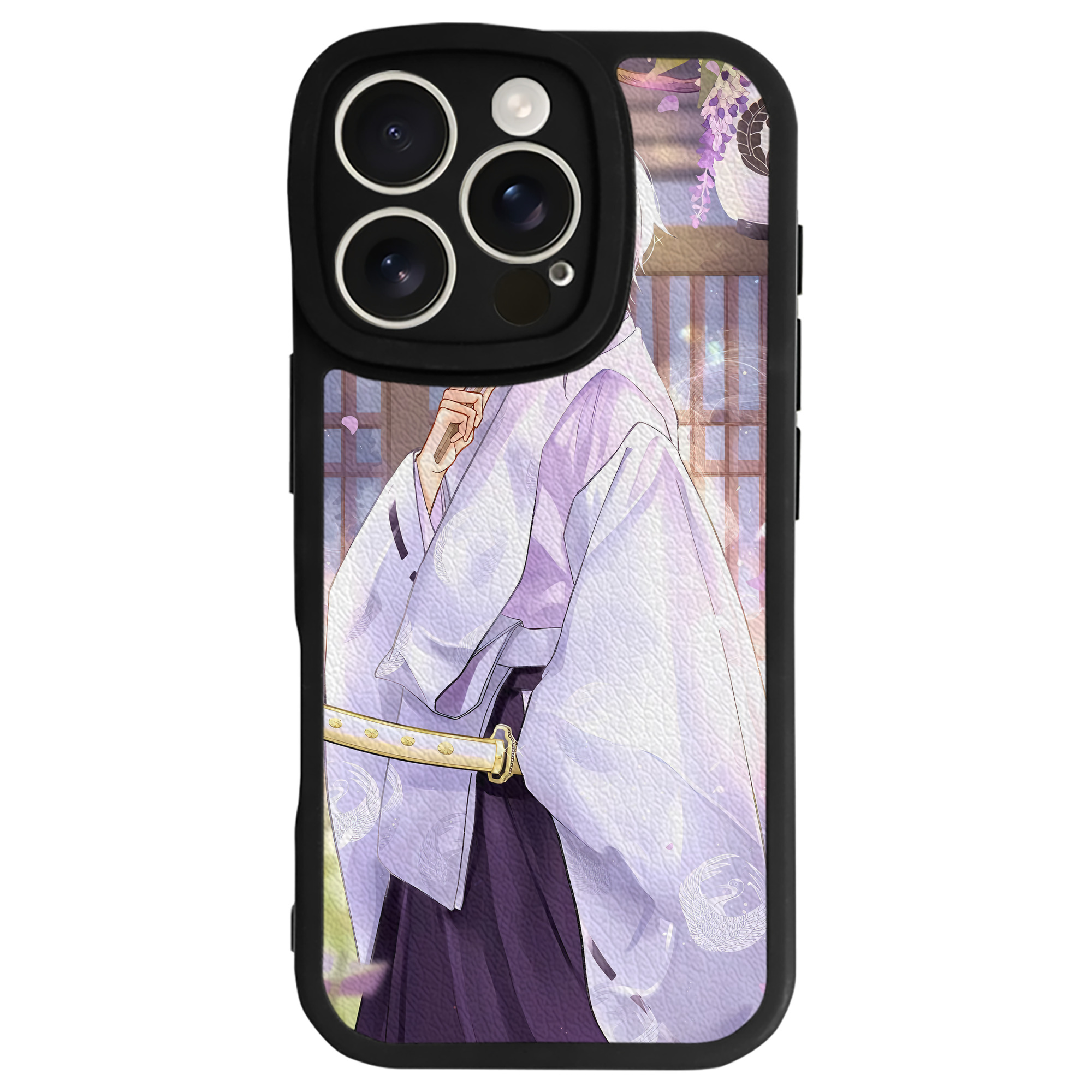 （画像用） 刀剣乱舞 Touken Ranbu 【iPhone 16シリーズ対応】シリコンスマホケース（レザー調） 材質：シリコン